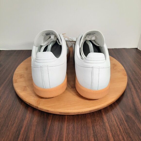 Adidas Samba Mens 12.5 Shoes Crystal White Suede Gum Spikeless Golf Sneakers NEW main image 6